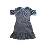 Vestido laise preto com faixa 40