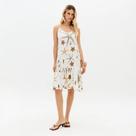 Vestido Lança Perfume Curto Estampado De Alças
