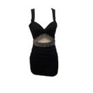 Vestido lança perfume cut off frontal