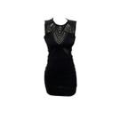 Vestido Lança Perfume Preto Transparencia Vestido Lança Perfume Preto Transparencia