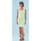 Vestido Lecimar Regata em Crochê Verde Menta:
