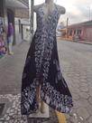 Vestido lenço bordado