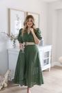 Vestido lese verde militar tamanho único