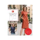 Vestido Liesl + Co Fira com padrão de costura e blusa com bolsos Vestido Liesl + Co Fira com padrão de costura e blusa com bolsos