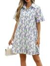 Vestido LifeShe Summer com estampa floral, casual, feminino