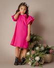 Vestido linha evase colors rosa Vestido linha evase colors rosa