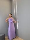 Vestido Linho Flor
