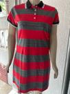 Vestido listra polo feminino
