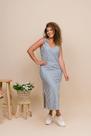 Vestido listrado slim e plus size Vestido listrado slim e plus size