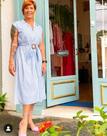 Vestido listrado