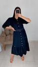 Vestido Livian De Linho Longo