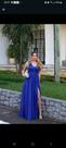 Vestido logo festa azul Royal tam gg