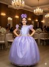 Vestido Longo Amanda Lilás - Elegante e Sofisticado