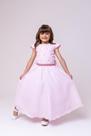 Vestido Longo Ariane Rosa Formatura Noiva Batizado Elegante Luxo Clássico Cerimônia Festa Formal Princesa Sofisticado Delicado