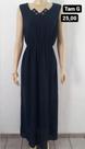 Vestido longo azul escuro (Brecho)