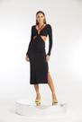 Vestido longo canelado all is love