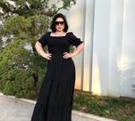 Vestido Longo Ciganinha Lastex Plus Sizes G1/G2 Vestido Longo Ciganinha Lastex Plus Sizes G1/G2