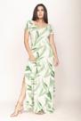 Vestido Longo CIPPÓO Aruã Estampa Ybyrá Verde