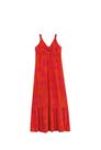 Vestido longo com alcinha vermelho