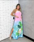 Vestido longo Copo de Leite