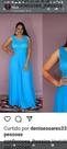 Vestido longo crepe Vestido longo crepe