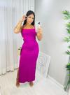 Vestido longo de alça Tamanho único veste até o 42 fucsia
