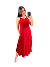 Vestido longo de alcinha