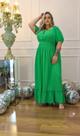 Vestido longo de viscose Vestido longo de viscose