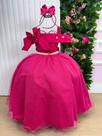 Vestido Longo Doce Elegância Pink da Banana Club para Meninas