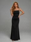 Vestido Longo Drapeado Com Ajuste nas Alças Para Festas, Casamento, Aniversário, Evento, Formatura Vestido Longo Drapeado Com Ajuste nas Alças Para Festas, Casamento, Aniversário, Evento, Formatura