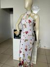 Vestido Longo Estampa Exclusiva Aberto nas Laterais - Veste 36