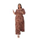 Vestido Longo Estampado C/manga 3/4 6 Geração G1 G2 G3 G4