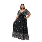 Vestido Longo Estampado Em Duna 5 Geração No G1 G2 G3 E G4