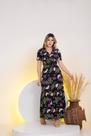 Vestido longo estampado