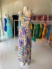 Vestido longo estampado viscose Vestido longo estampado viscose