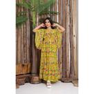 Vestido Longo Feminina Indiano De Seda Estampada 327
