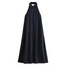 Vestido Longo Feminino Elegante De Verão Com Alça No Pescoço, Solto, Moderno E Chique Para Jovens -