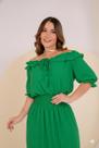 Vestido Longo Feminino Ombro a Ombro Moda