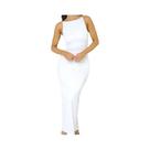 Vestido Longo Feminino Sexy - Sem Mangas, Franzido, Slim Fit, Decote nas Costas Vestido Longo Feminino Sexy - Sem Mangas, Franzido, Slim Fit, Decote nas Costas