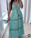 Vestido Longo Feminino Verde - Tam 42 Vestido Longo Feminino Verde - Tam 42