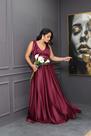 Vestido longo festa Marsala Vestido longo festa Marsala