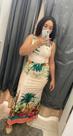 Vestido longo florido