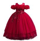 Vestido longo Flower Girl SYUKEKEYA Princess Puff Dress 3390