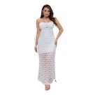 Vestido Longo Forrado Moda Praia Tricot Modal R097 Vestido Longo Forrado Moda Praia Tricot Modal R097