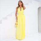 Vestido Longo Frente Única Feminina Revanche Huanta