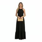Vestido Longo Frente Única Ótimo para Pré-Wedding Chá-Revelação