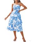 Vestido longo GRACE KARIN 2025 Floral Beach de verão para mulheres