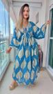 Vestido Longo Indiano Linha Luxo Premium Boho Chic c/ Forro-cod.126 Vestido Longo Indiano Linha Luxo Premium Boho Chic c/ Forro-cod.126