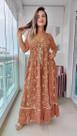 Vestido Longo Indiano Linha Luxo Premium Boho Chic c/ Forro-cod.138 Vestido Longo Indiano Linha Luxo Premium Boho Chic c/ Forro-cod.138