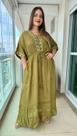 Vestido Longo Indiano Linha Luxo Premium Boho Chic c/ Forro-cod.149